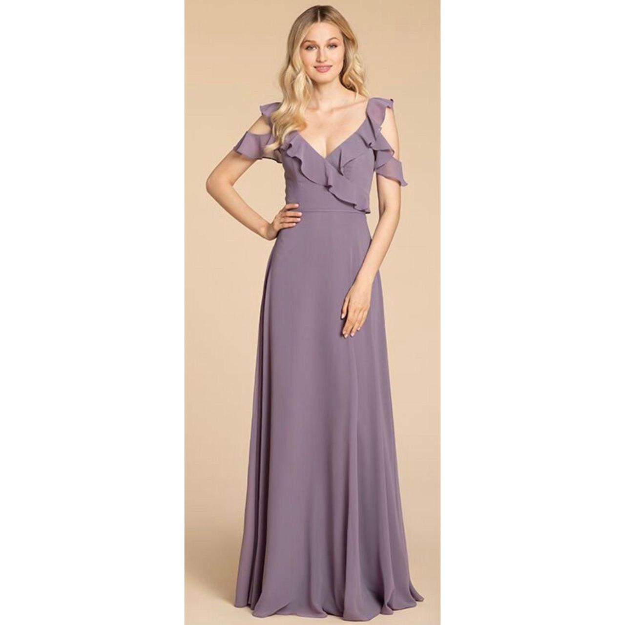 Hayley Paige Occasions Bridesmaids Gown Dress. Depop