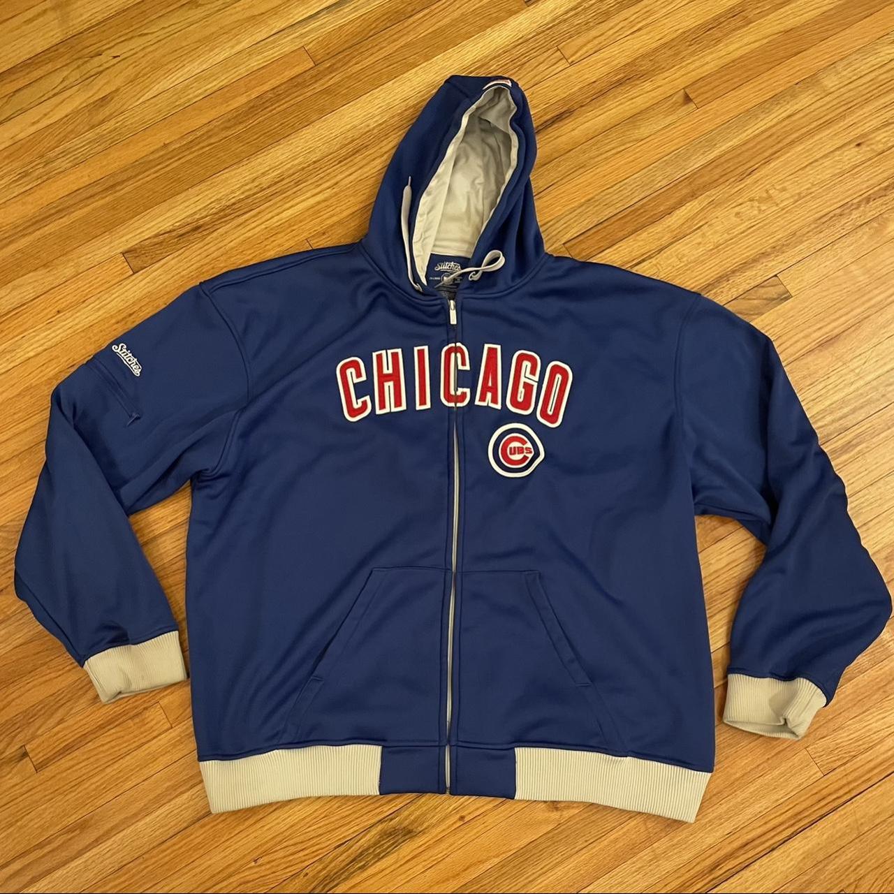 Chicago Cubs Hoodie Sweatshirt Kangaroo - Depop