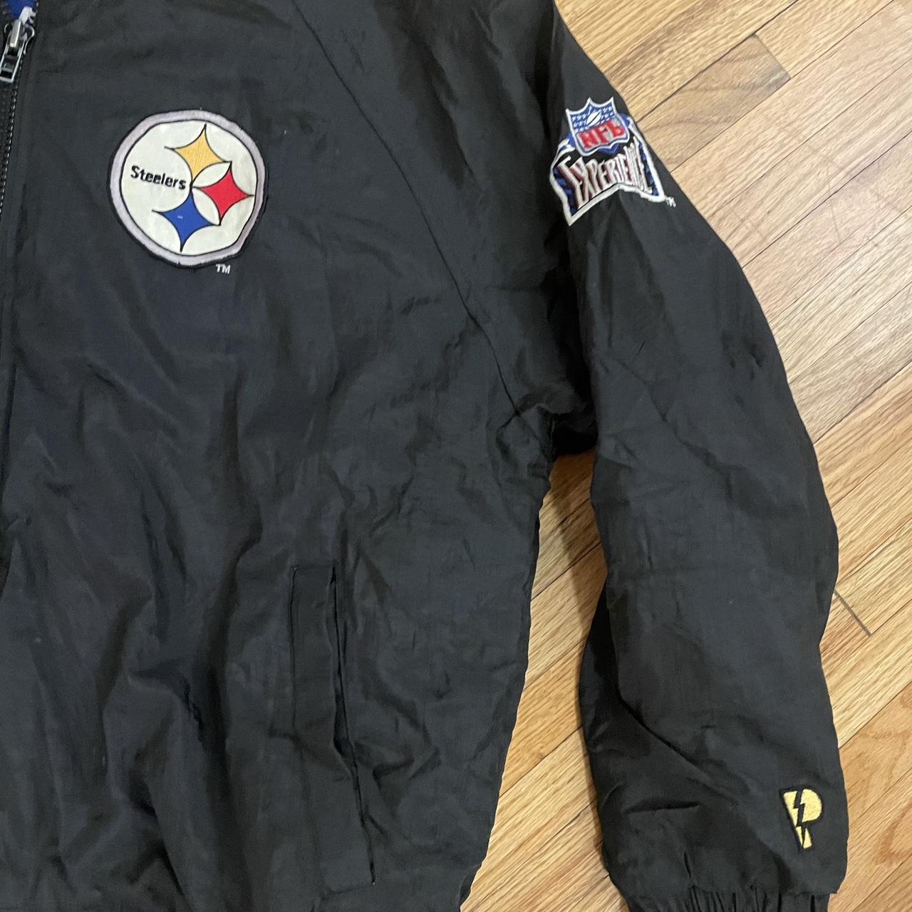 Vintage Pittsburgh Steelers Pro Player Jacket - Depop