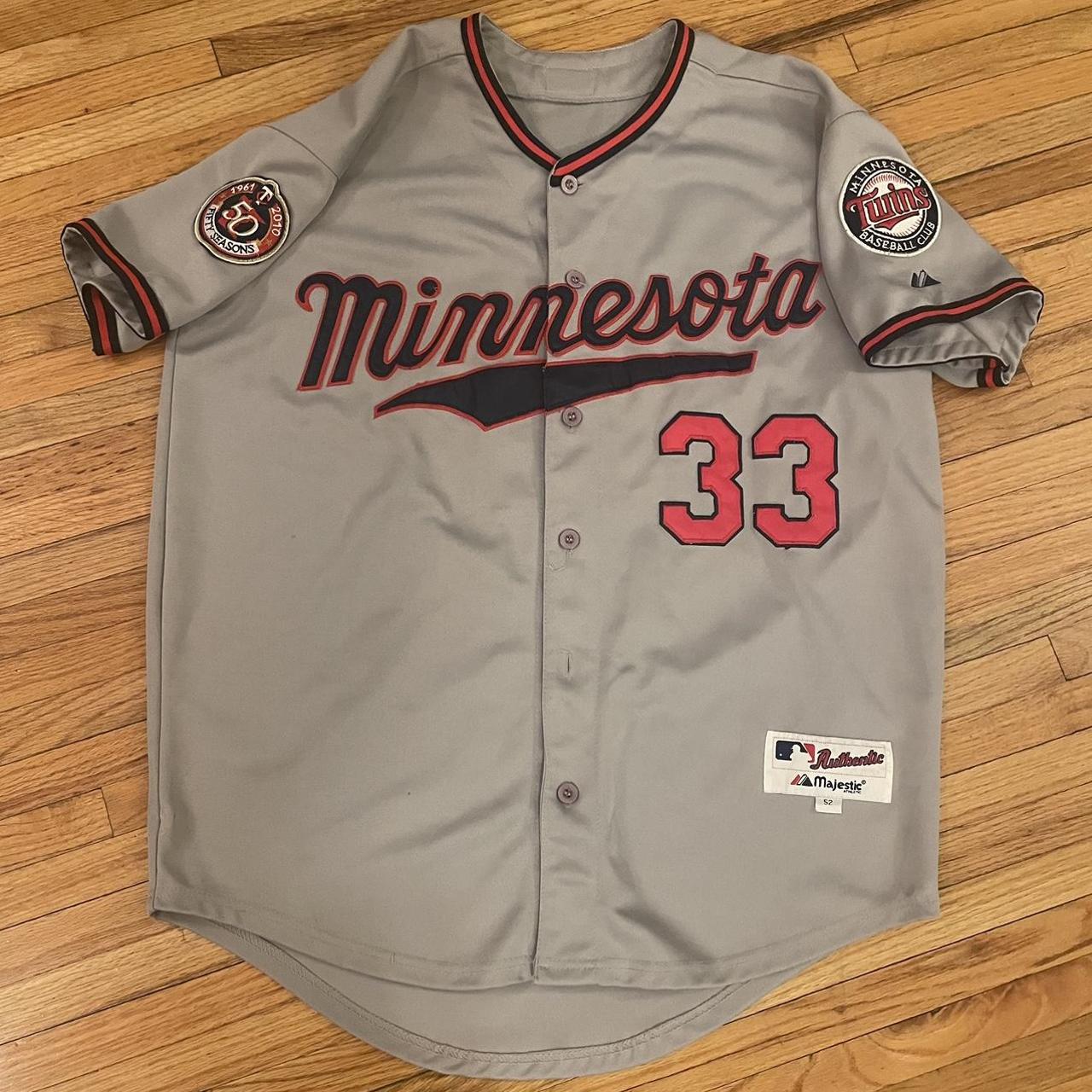 Minnesota Twins Authentic Majestic Baseball Jersey - - Depop