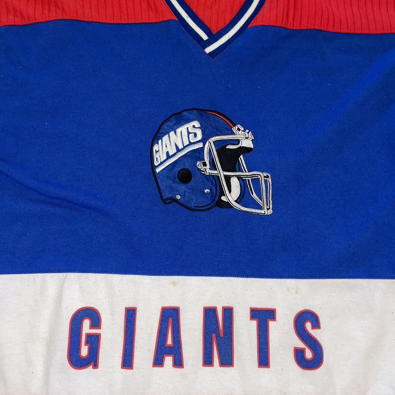 Vintage 80s NY Giants Cotton Jersey In Amazing - Depop