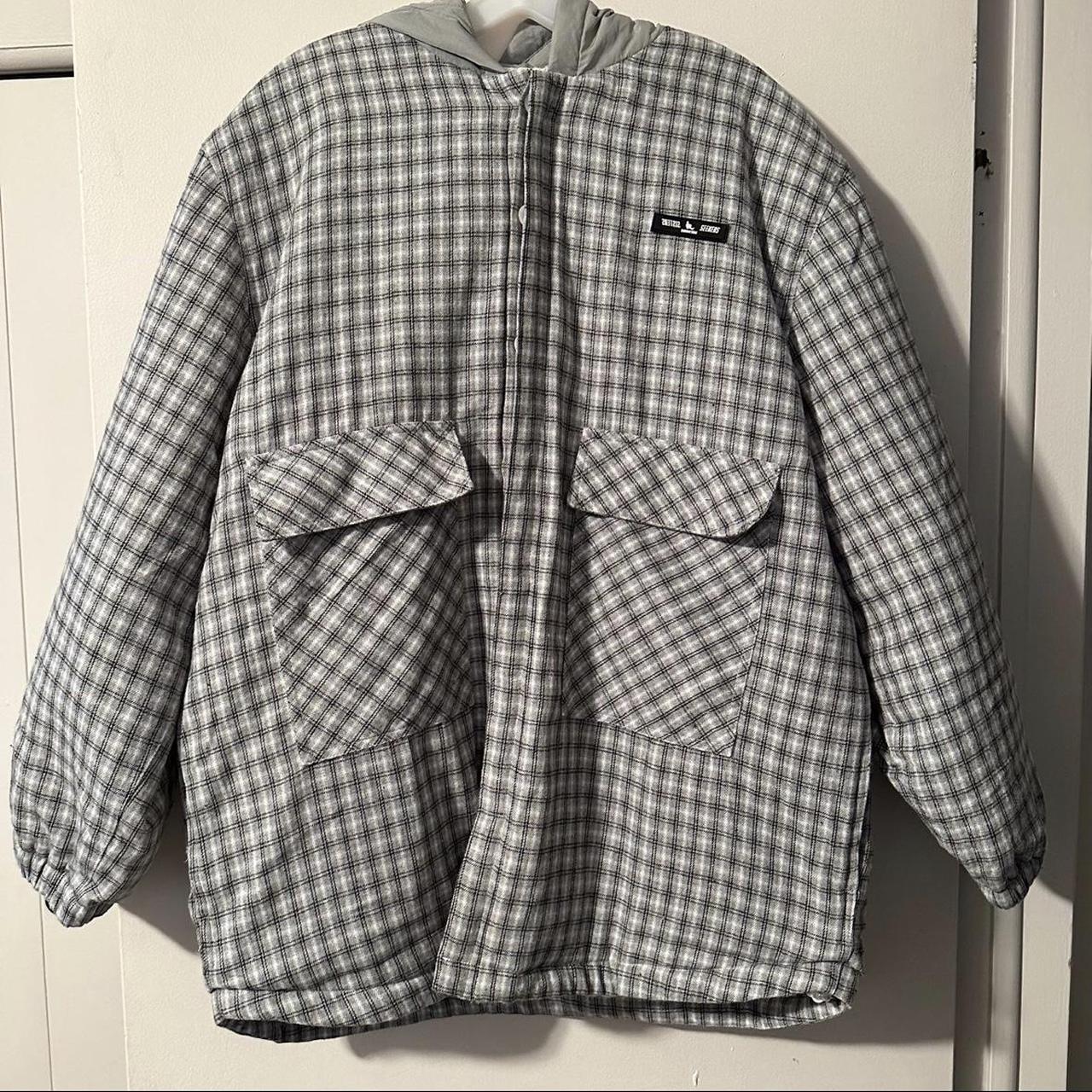 Sisters & Seekers Women's Black and Grey Jacket | Depop