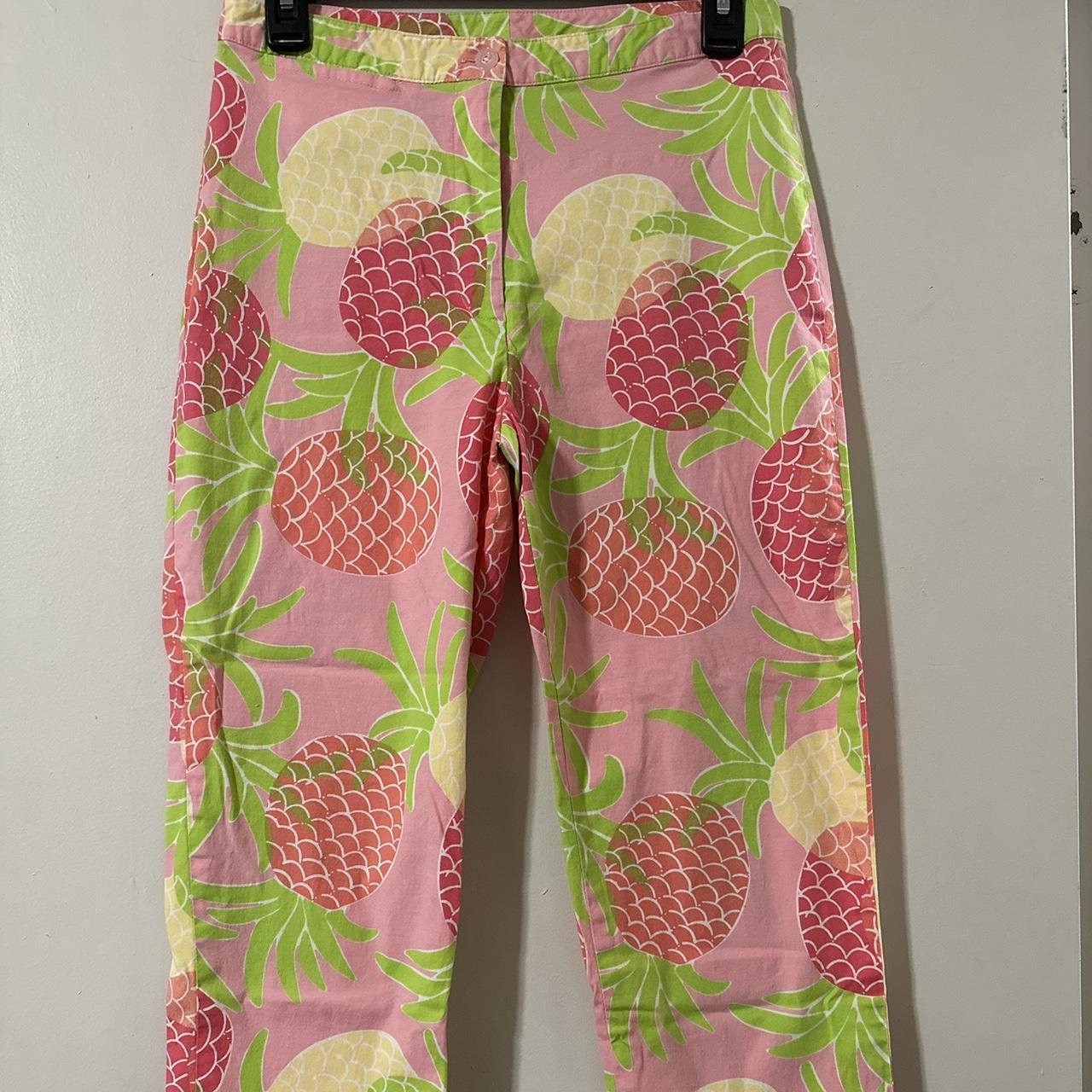 Black Pineapple Trousers by MSGM on Sale