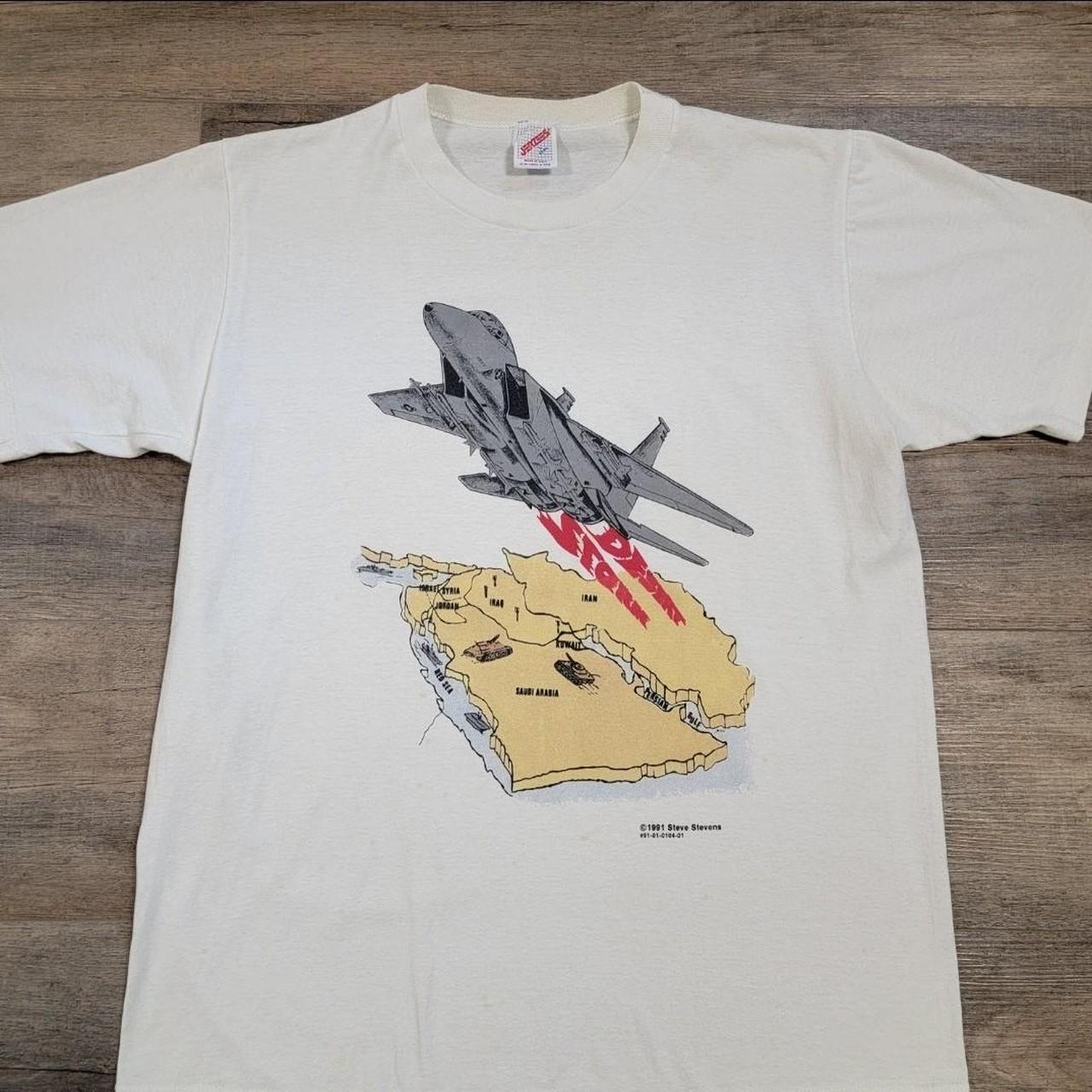 Vintage Jerzees Men's Large online Operation Desert Storm Short Sleeve Graphic T Shirt