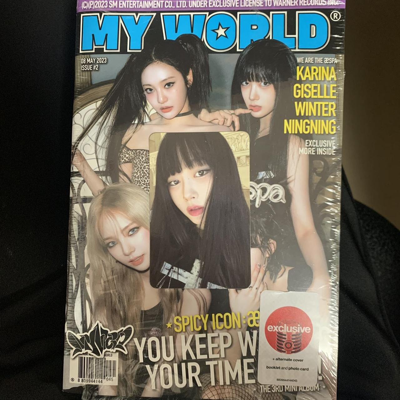 Kpop album Aespa My World album Zine Version Target&mldr; - Depop