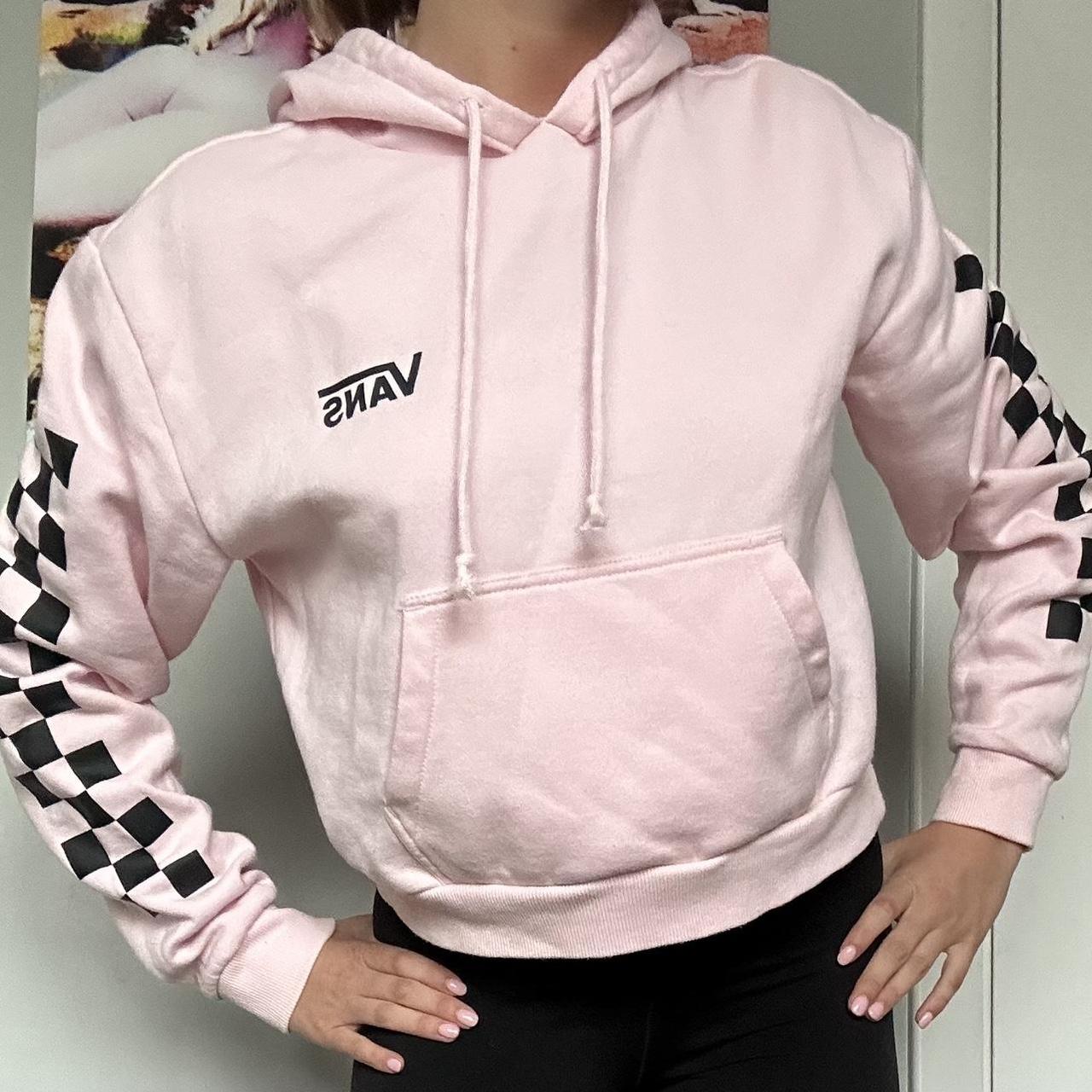 Light pink vans outlet hoodie