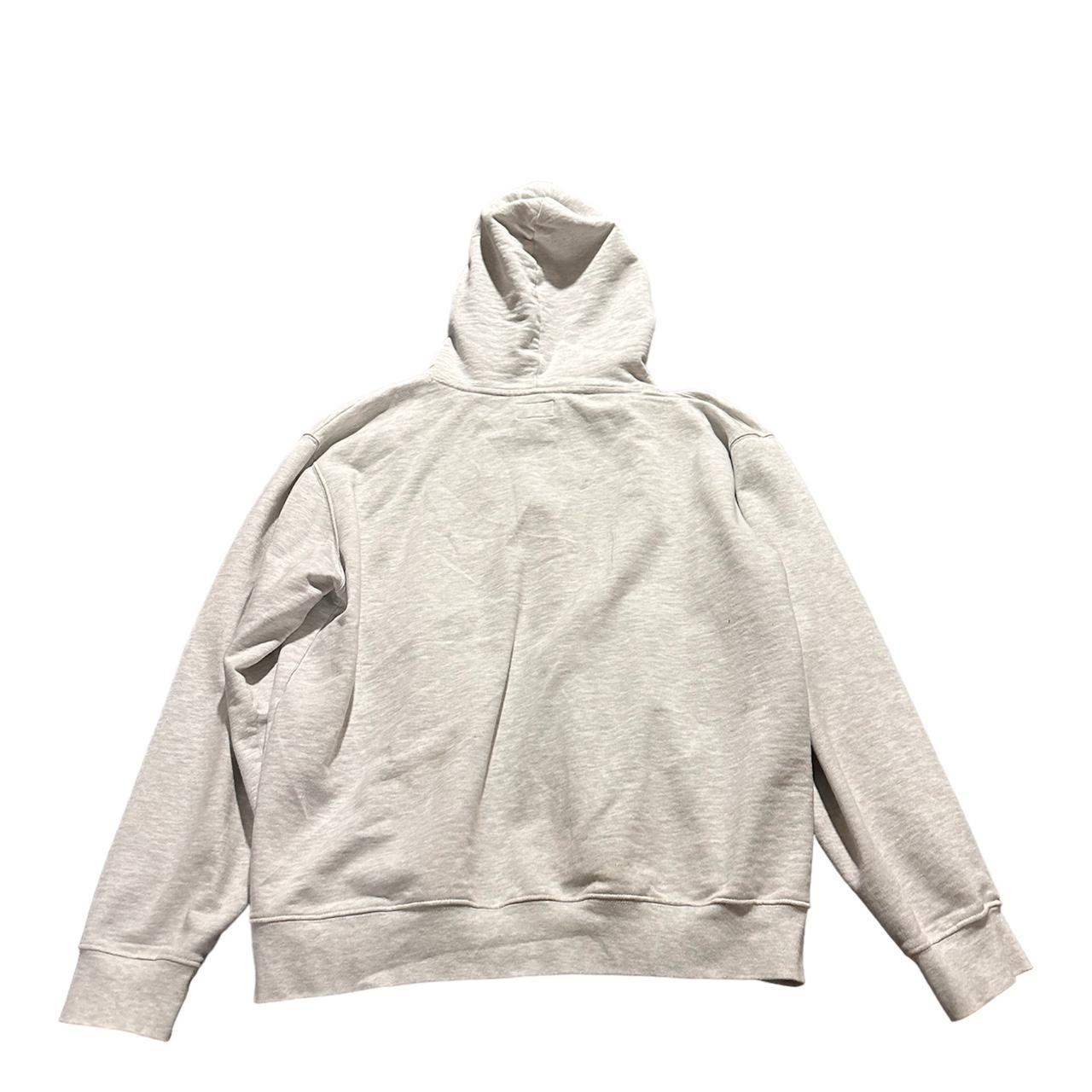 Obey Men's Grey and Blue Hoodie Depop