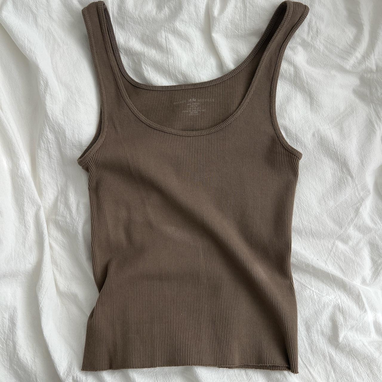Brandy Melville brown sheena tank top Never worn Depop
