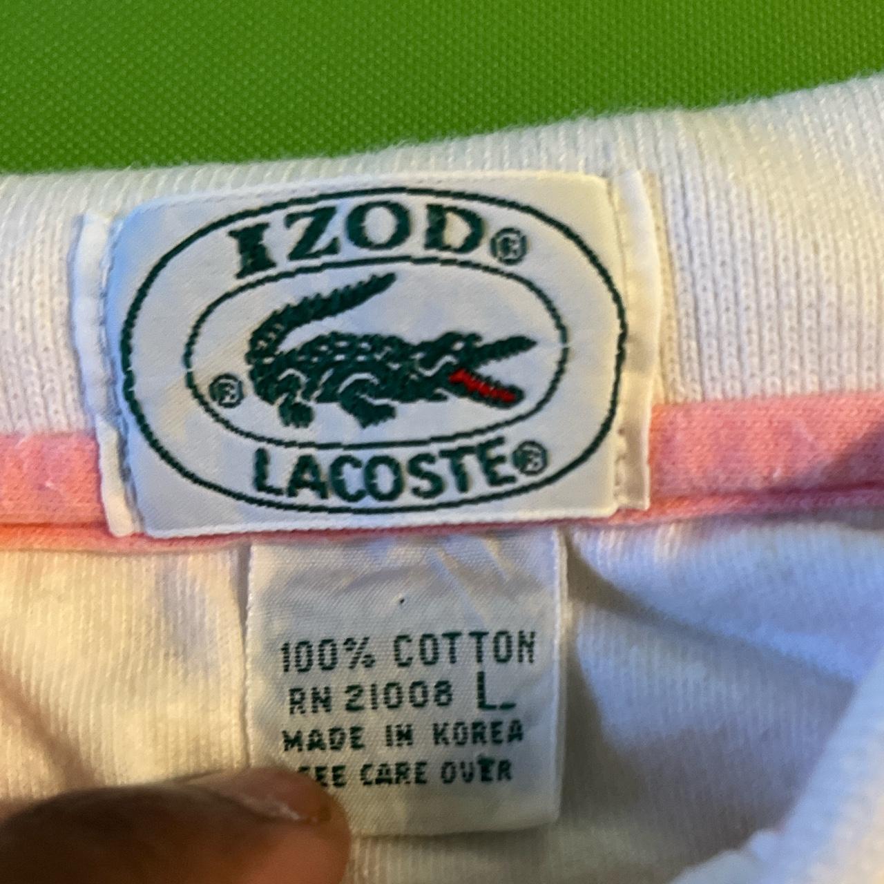 Vintage sale lacoste tags