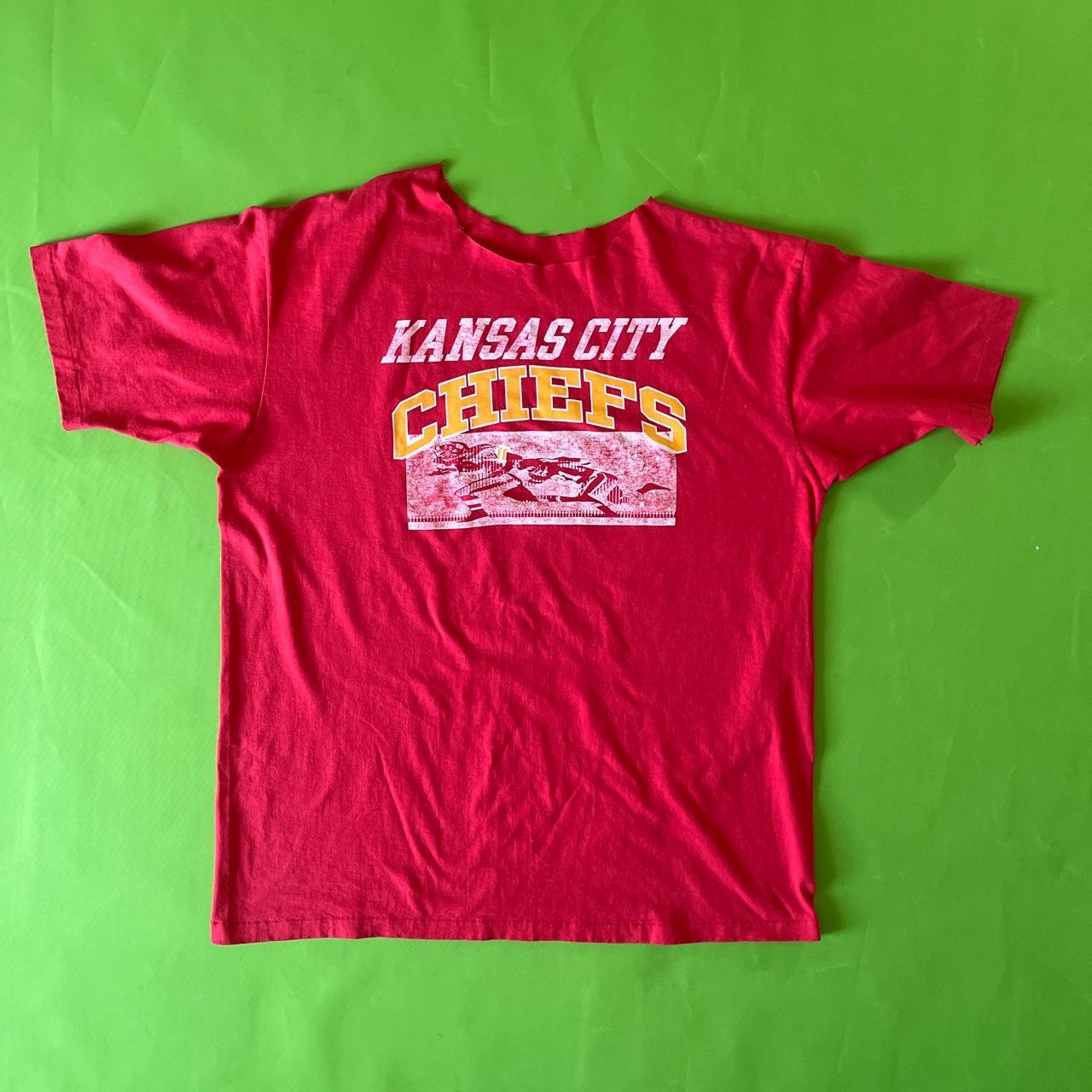 Vintage Chiefs Kansas City Tee sz. XL Grailed - Depop