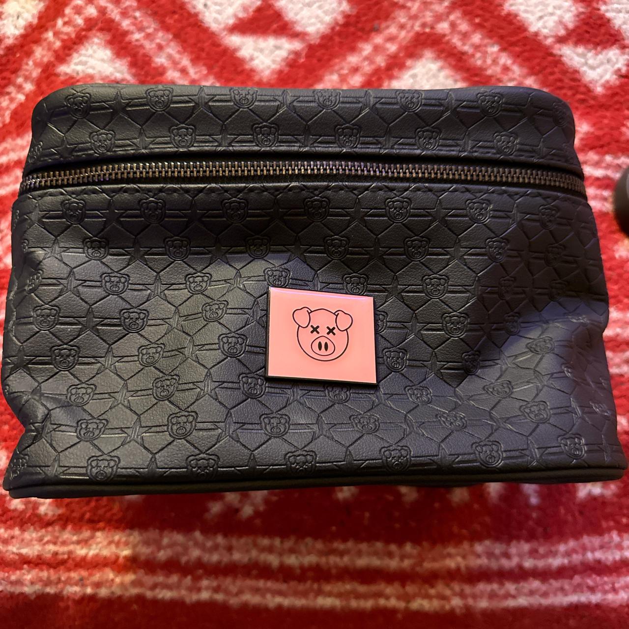 COMBO Jeffree Star store Cosmetic x Shane Dawson Black Pig Purse & Coin Pouch Pig Nose