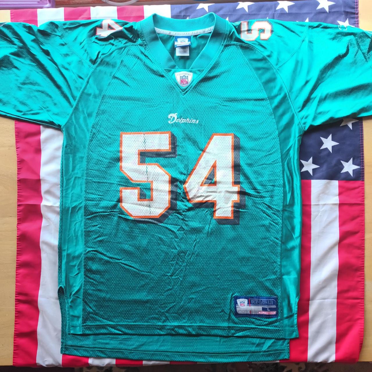 Vintage reebok dolphins jersey in Xl. #Jersey - Depop