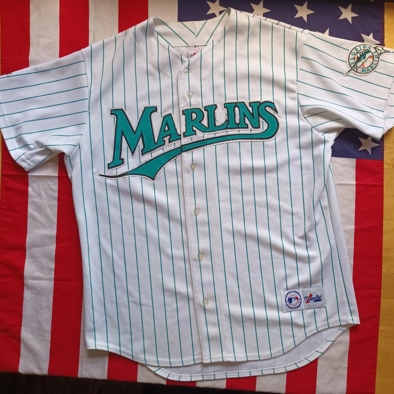 Majestic Florida factory marlins baseball jersey