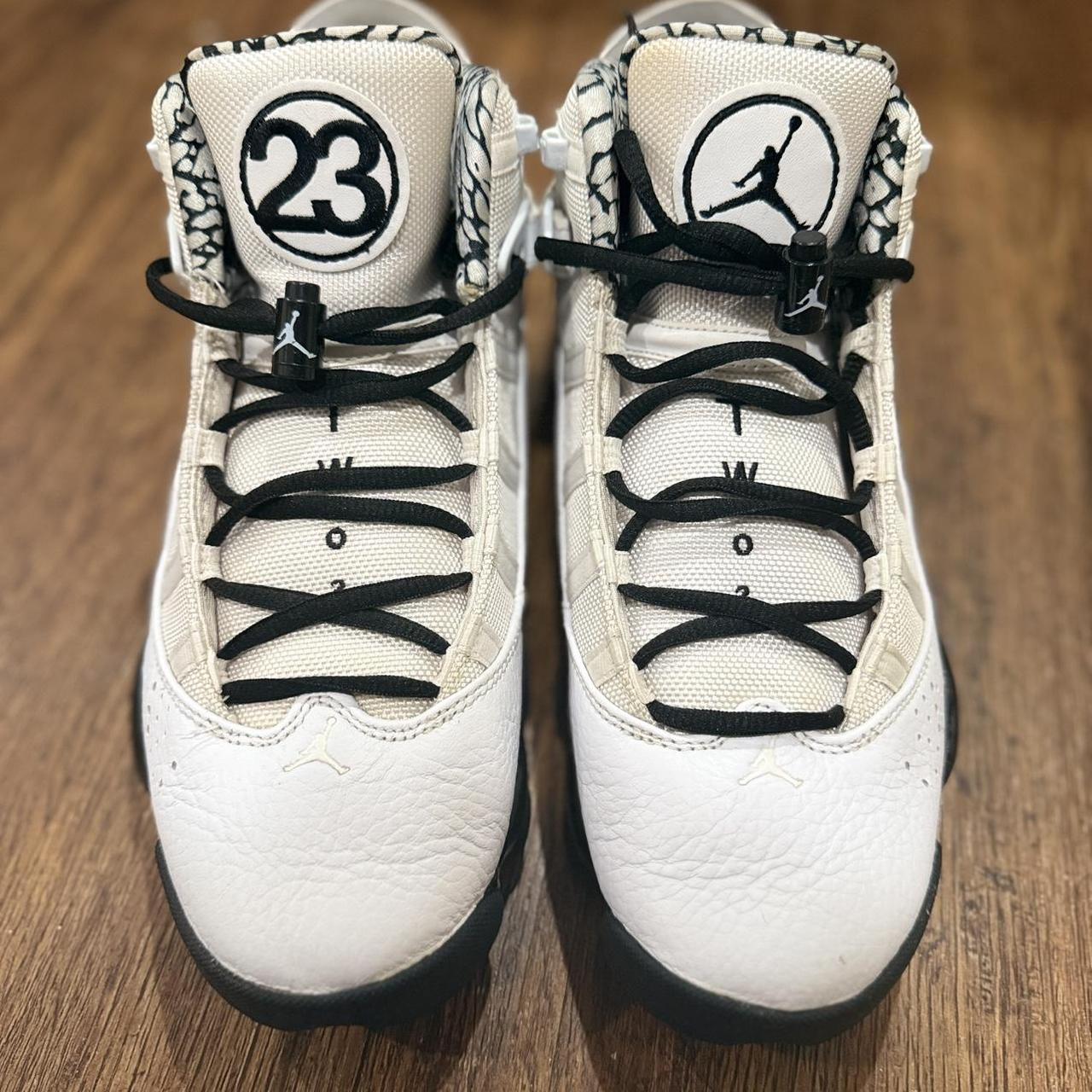 black and gold jordans 6 rings