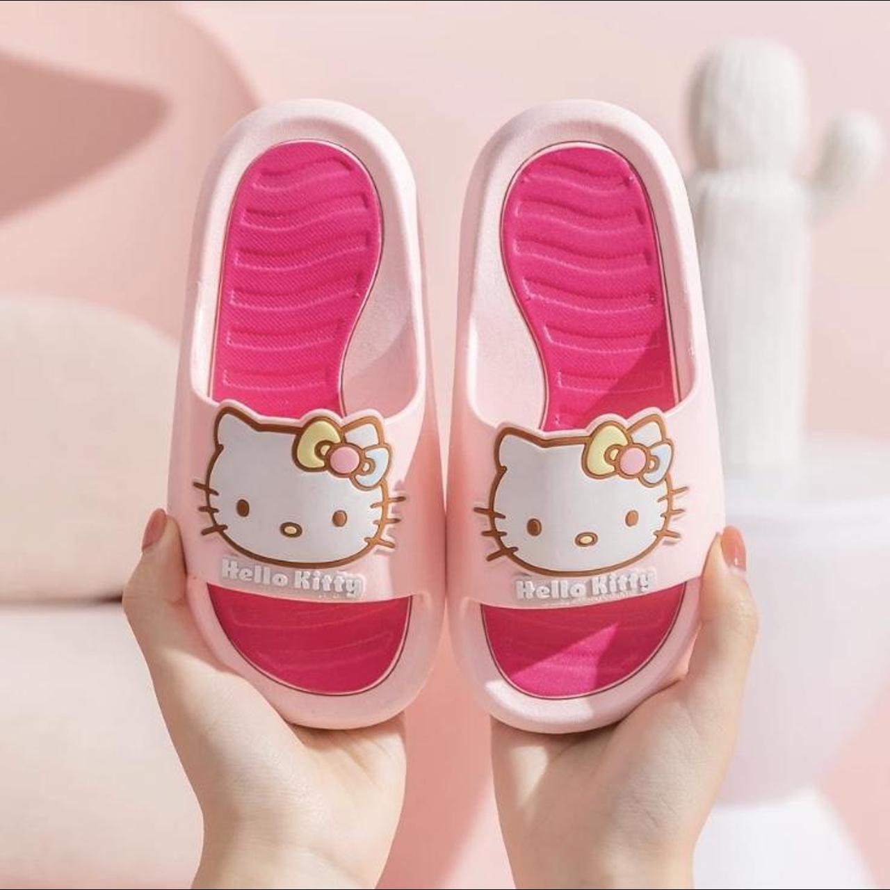 Sanrio Hello Kitty Slides I own a pair of both the... - Depop