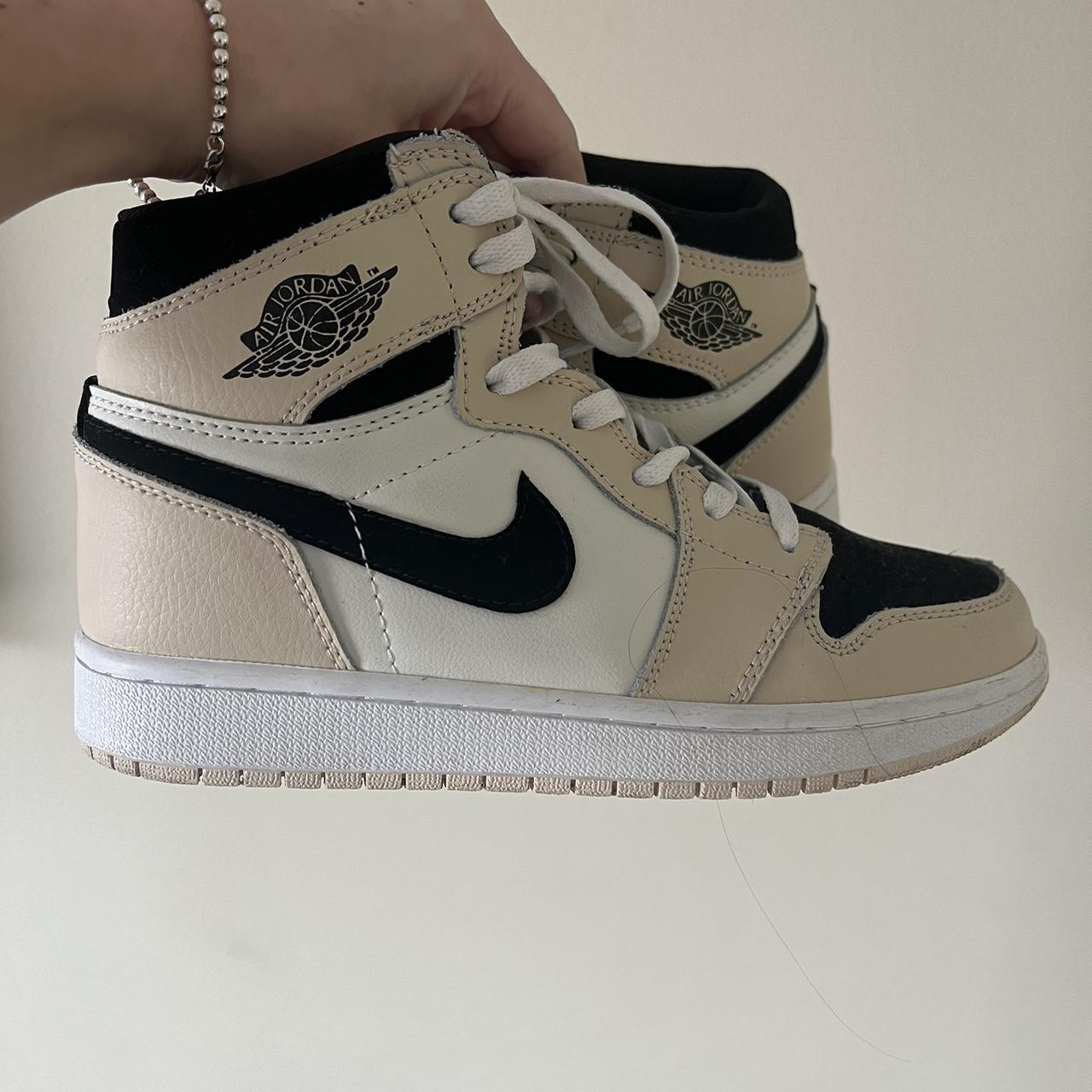 tan nike off white
