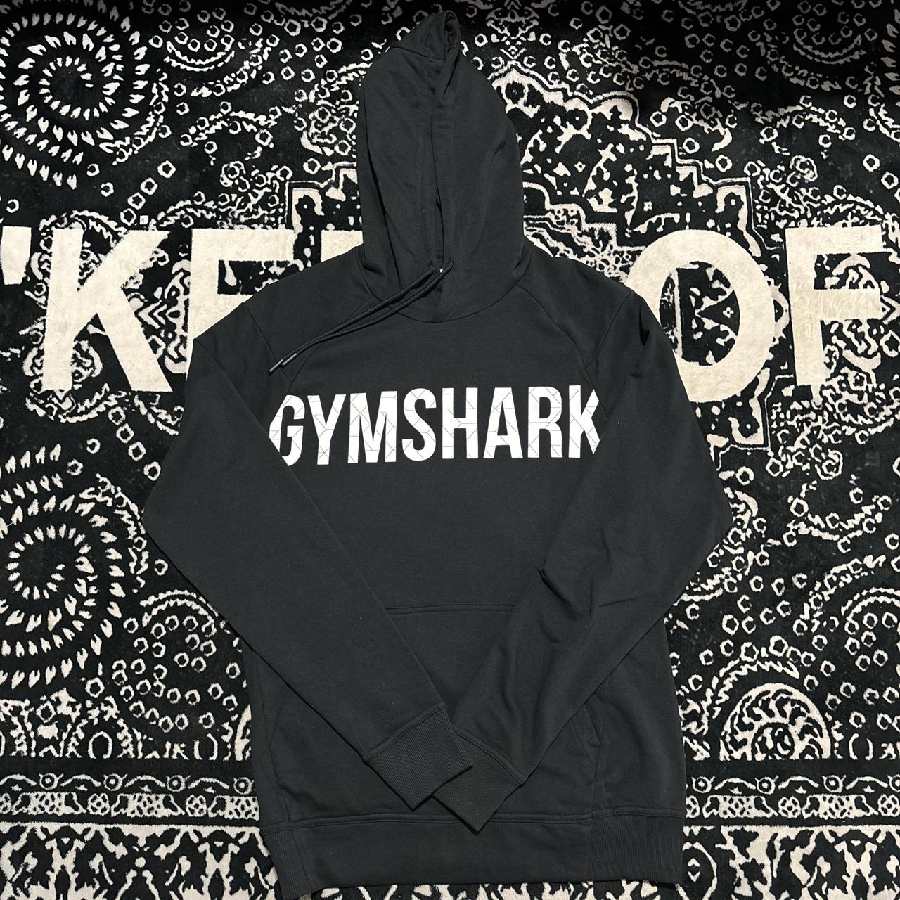 Gymshark Women's Hoodie Black/Grey M – Black Gymshark hoodie