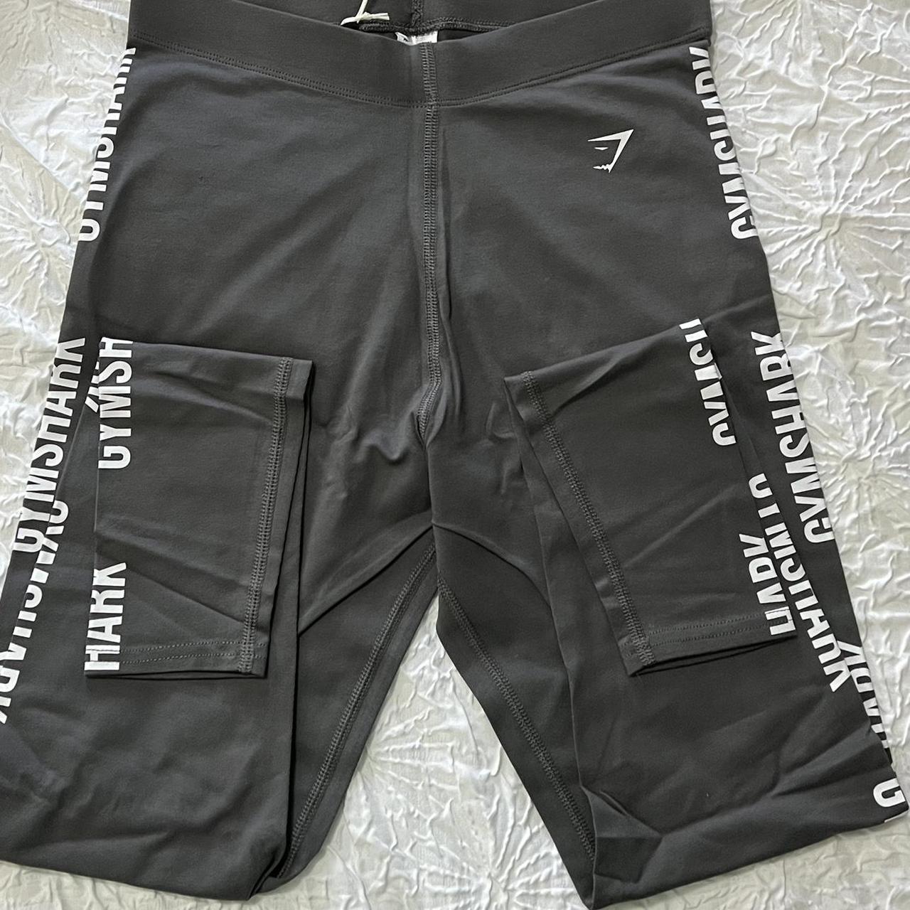 Gymshark cotton graphic tape leggings High waisted - Depop