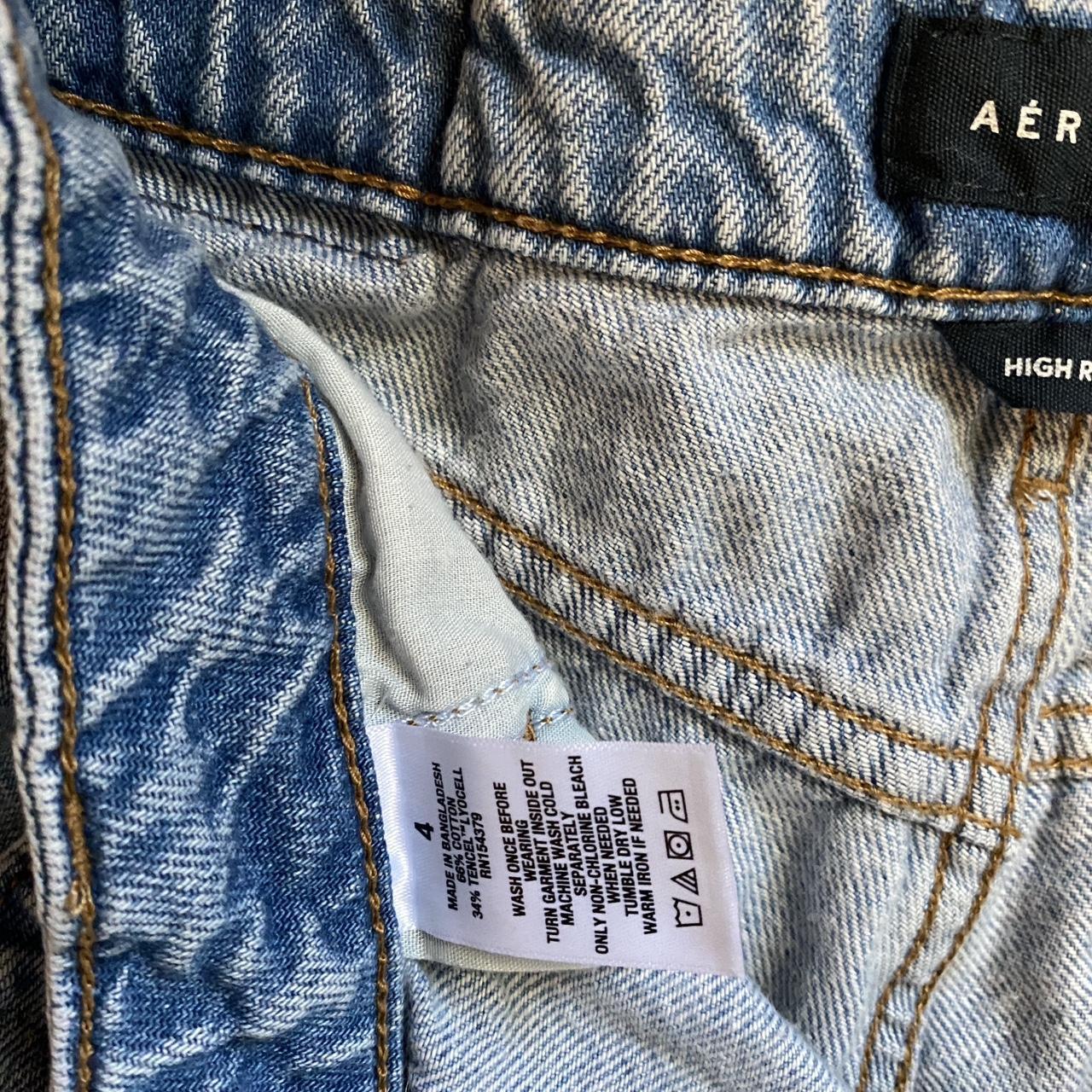 aeropostale wide leg high waist jeans size 4 barley... - Depop