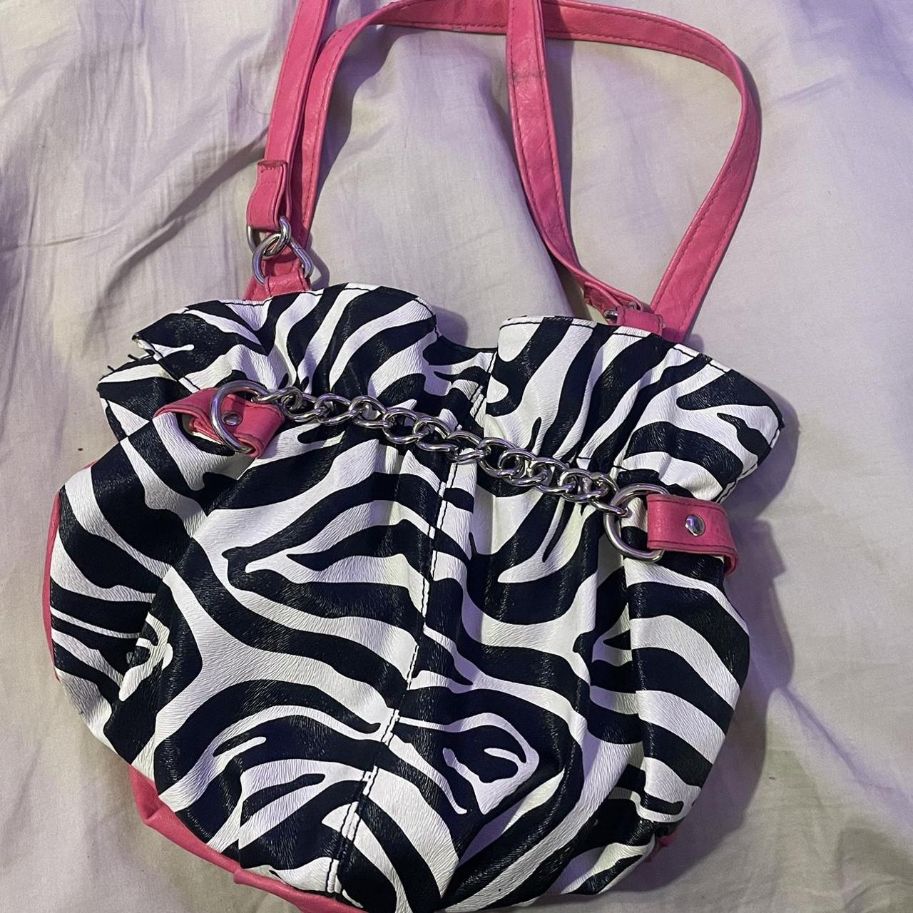 zebra pink mini purse good condition no damages Depop