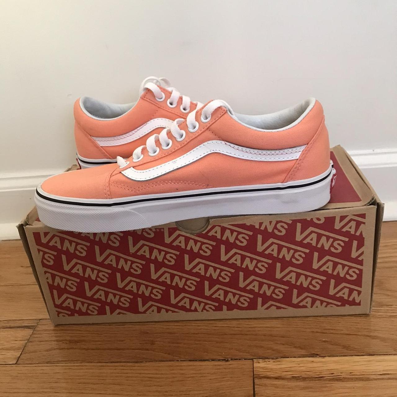 Vans pink store orange