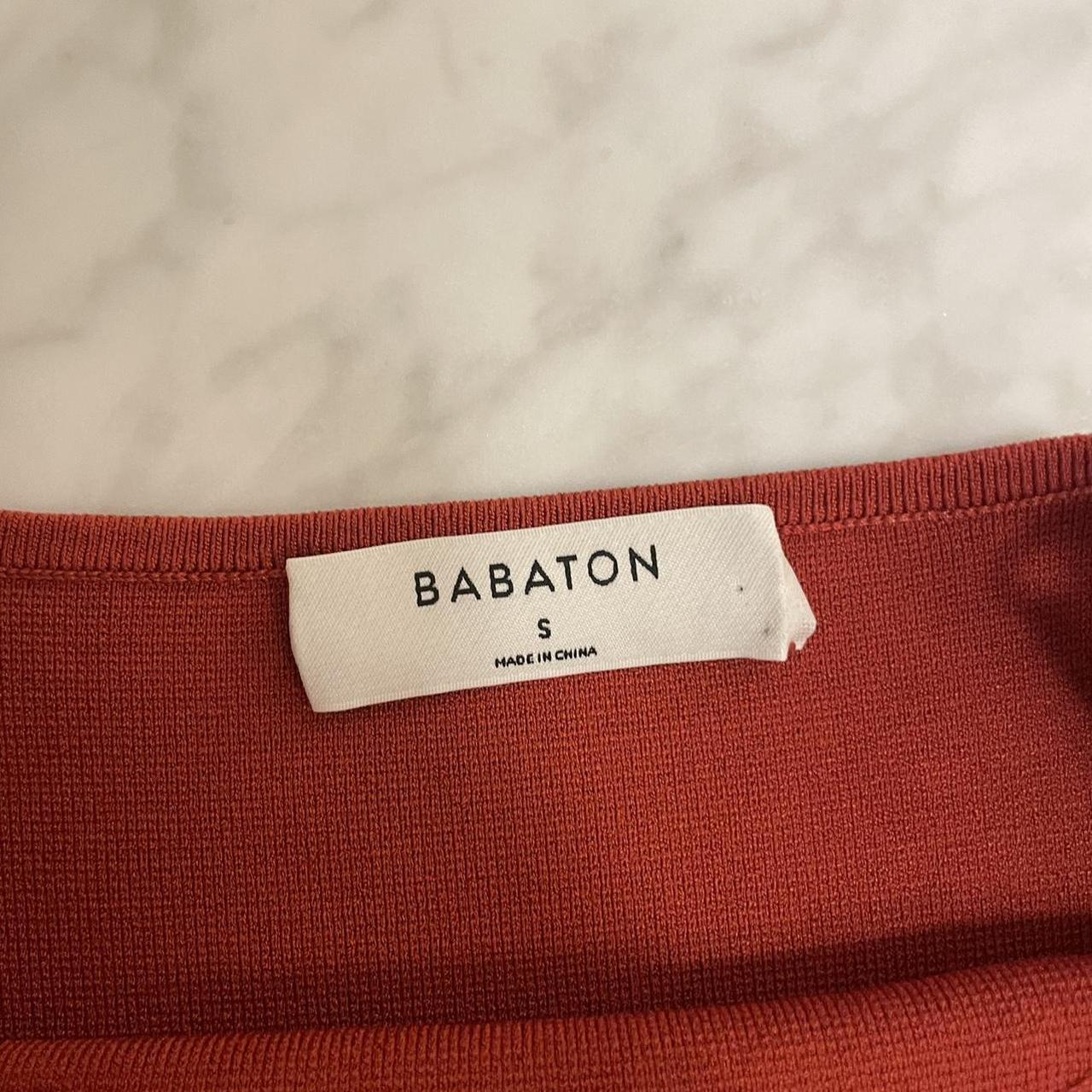 Aritzia Women's Red and Orange Dress Depop
