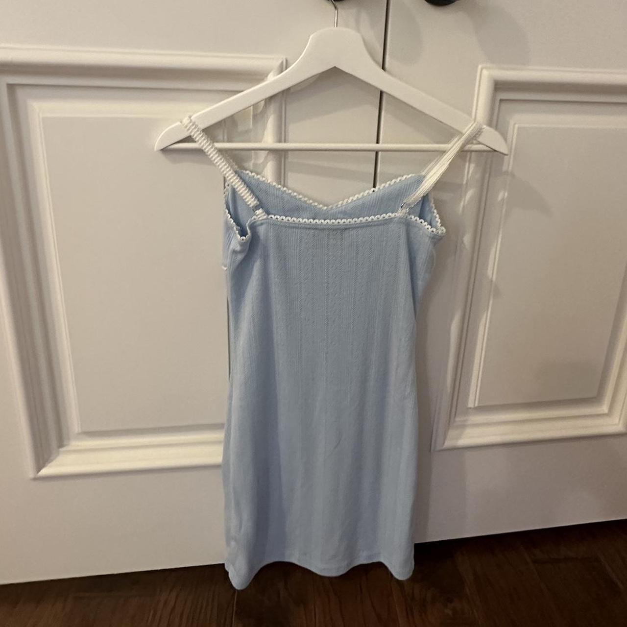 cutest baby blue mini dress 🫧🫧 • only worn once - Depop