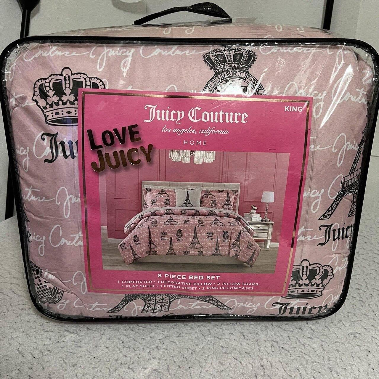 Juicy Couture Black And Pink Soft Furnishings Textiles Depop 1080