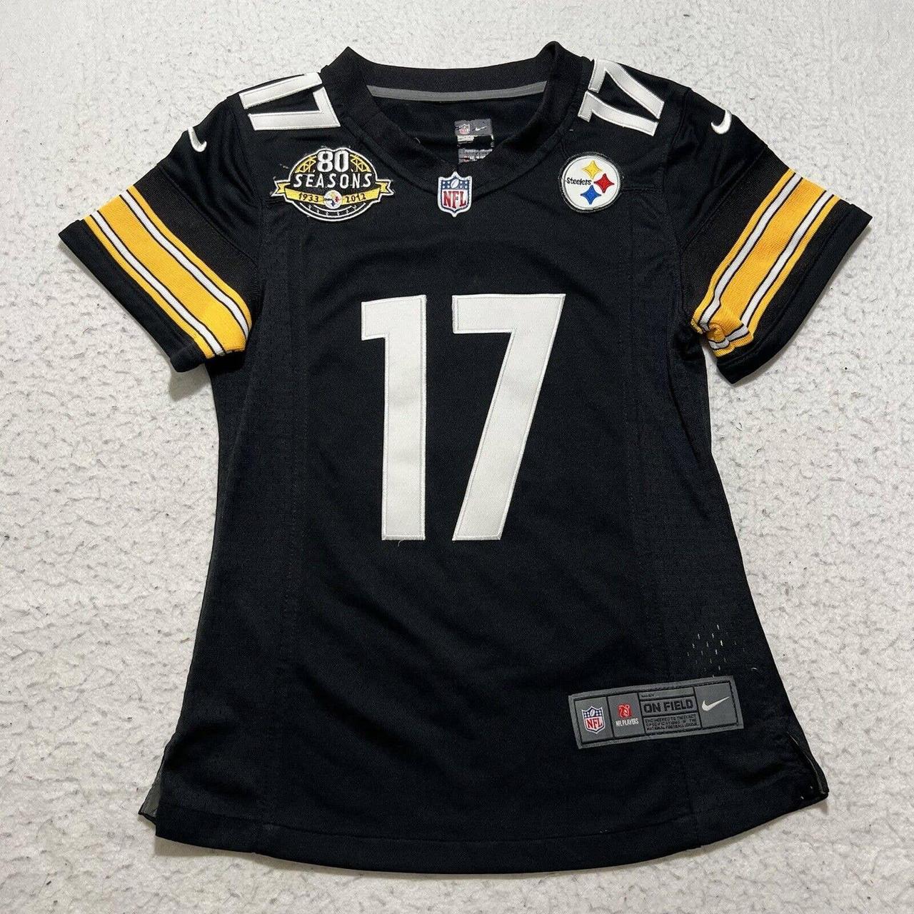 Nike NFL Pittsburgh Steelers Short Sleeve Crew Neck T-Shirt Black