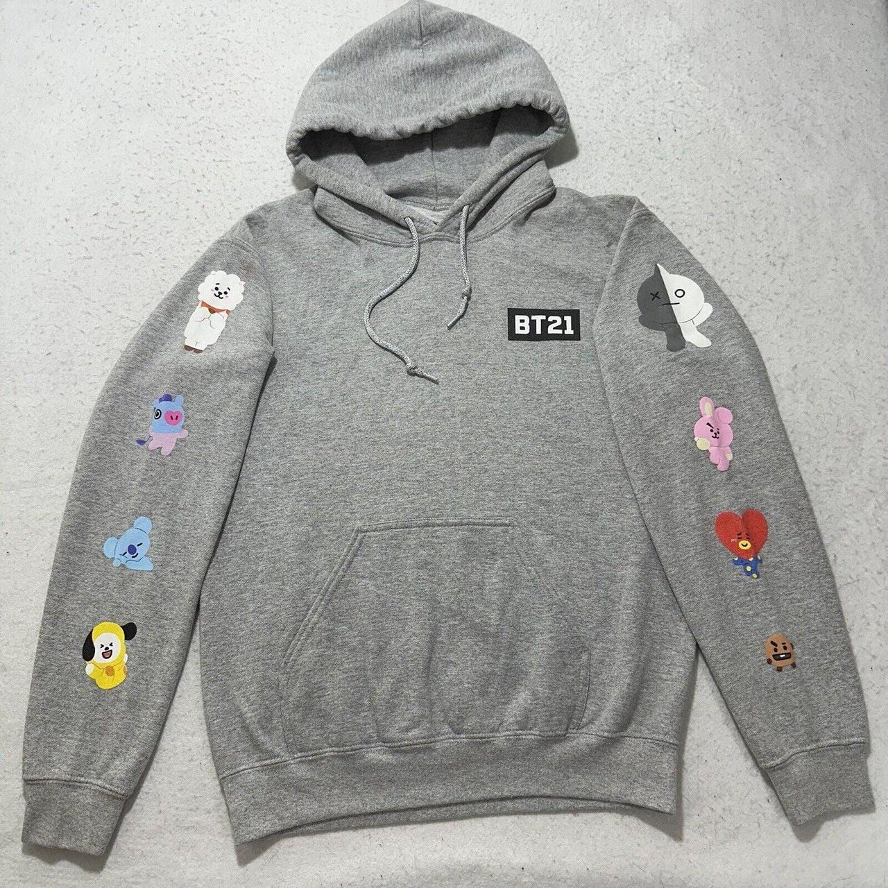 BT21 BTS Line Friends pullover hoodie in a women s