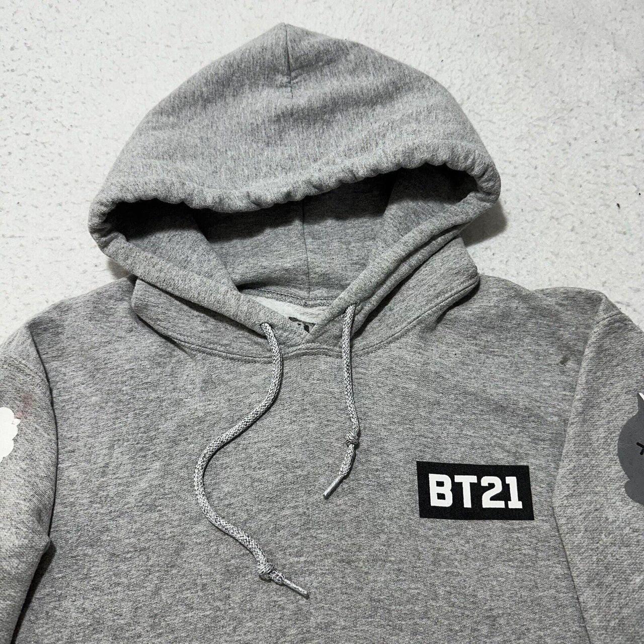 Bt21 gray outlet hoodie