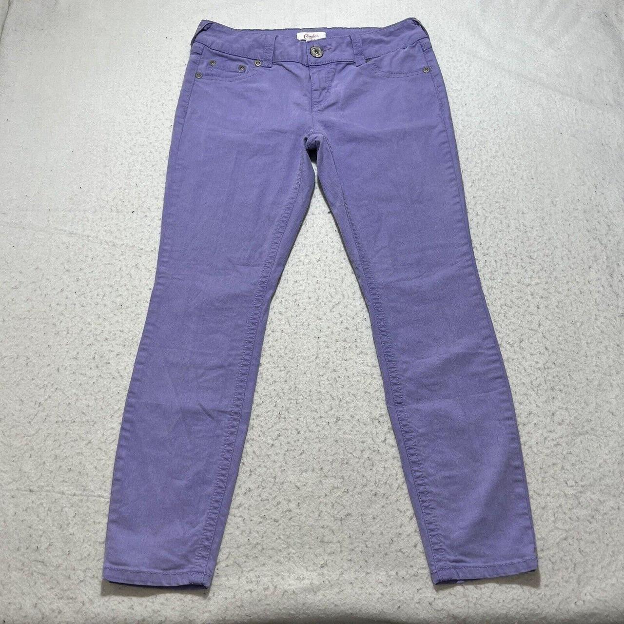 Lavender colored jeggings! They are mid rise (but - Depop