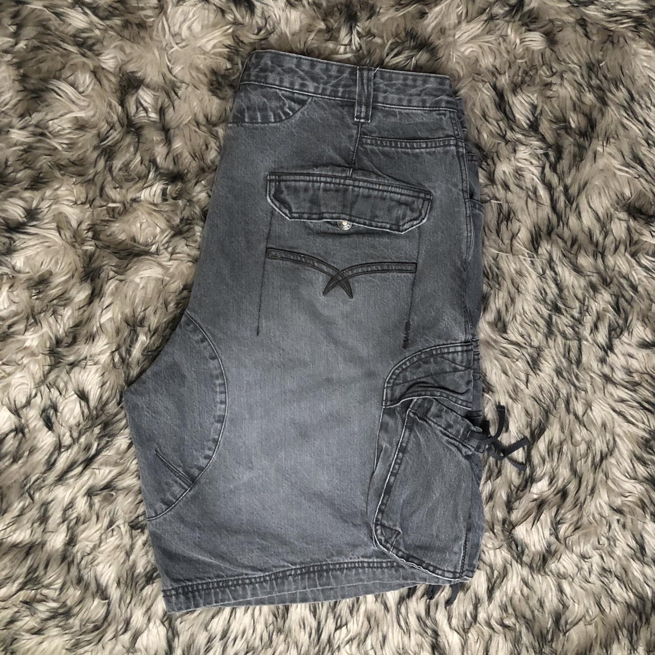 Route 66 Men's Grey and White Shorts | Depop