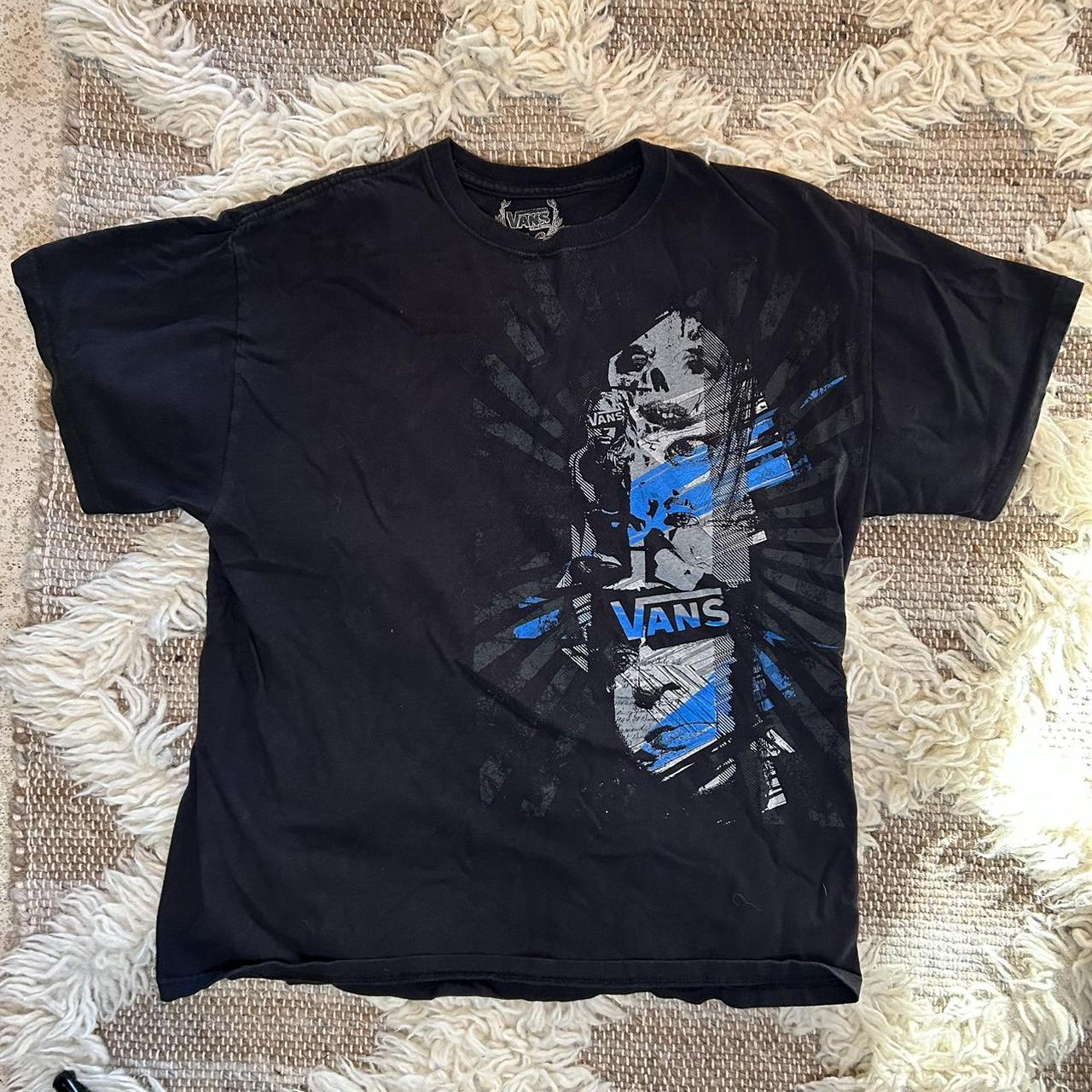 y2k vans shirt size M neva see a fye y2k vans shirt... - Depop