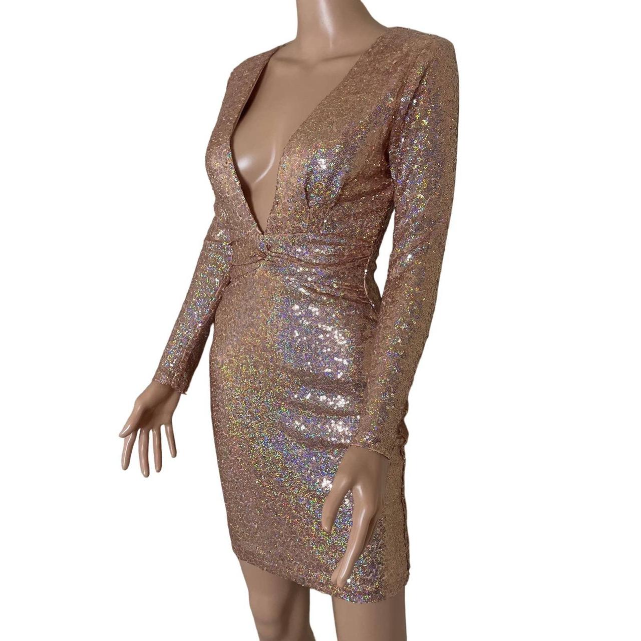 Charlotte russe hotsell gold sequin dress