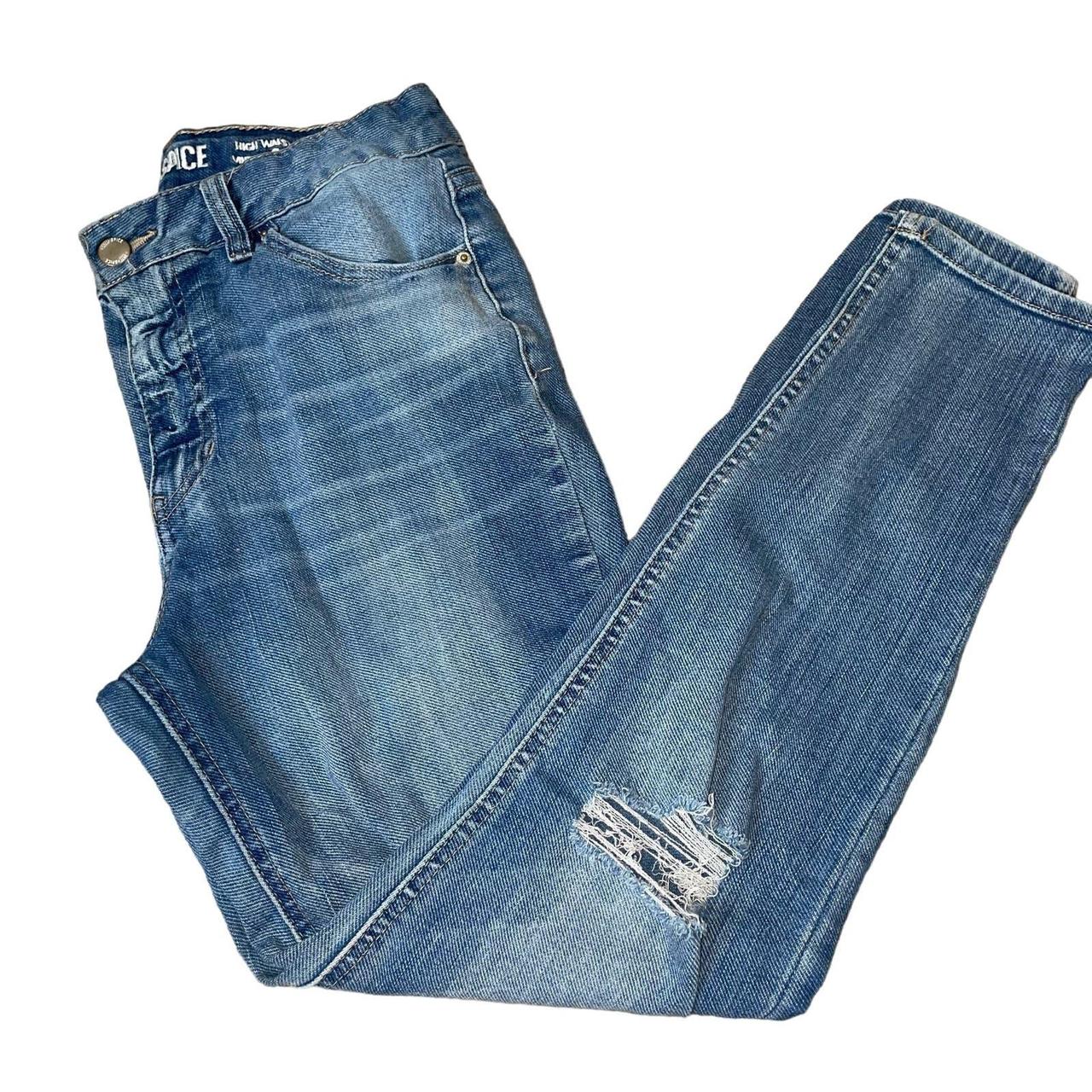 Ankle Jeans Blue Spice Ripped Jeans Blue Spice Jeans High Waist