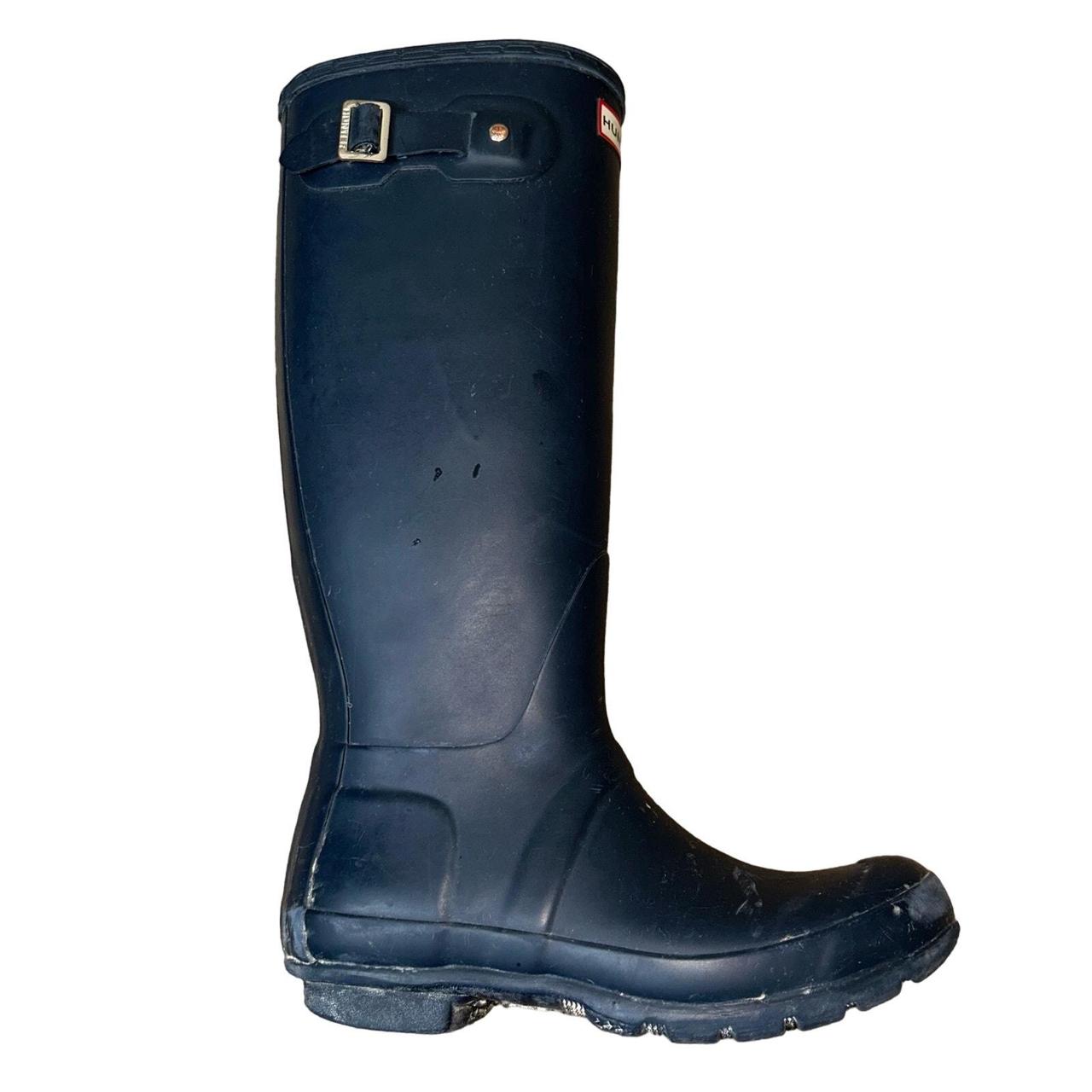 Hunter original tall rain boots navy online