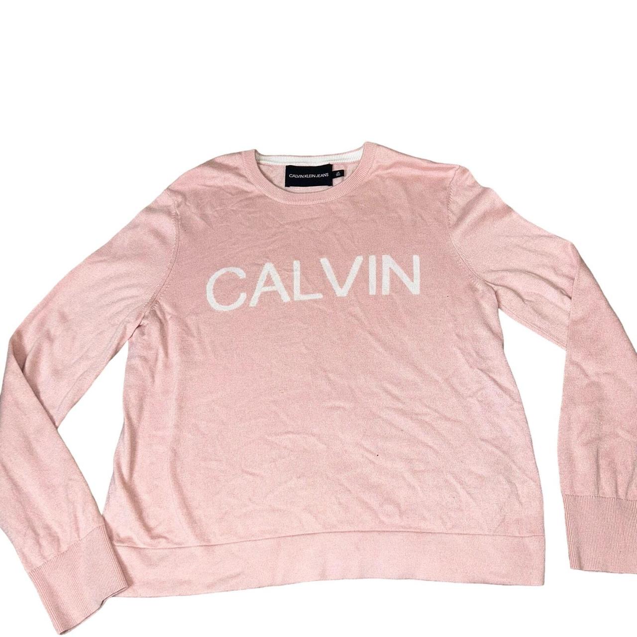 Calvin klein shops jumper pink