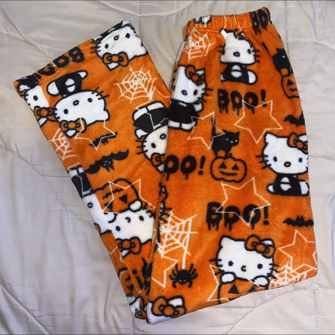 Hello Kitty halloween Pajama pants they fit like... Depop