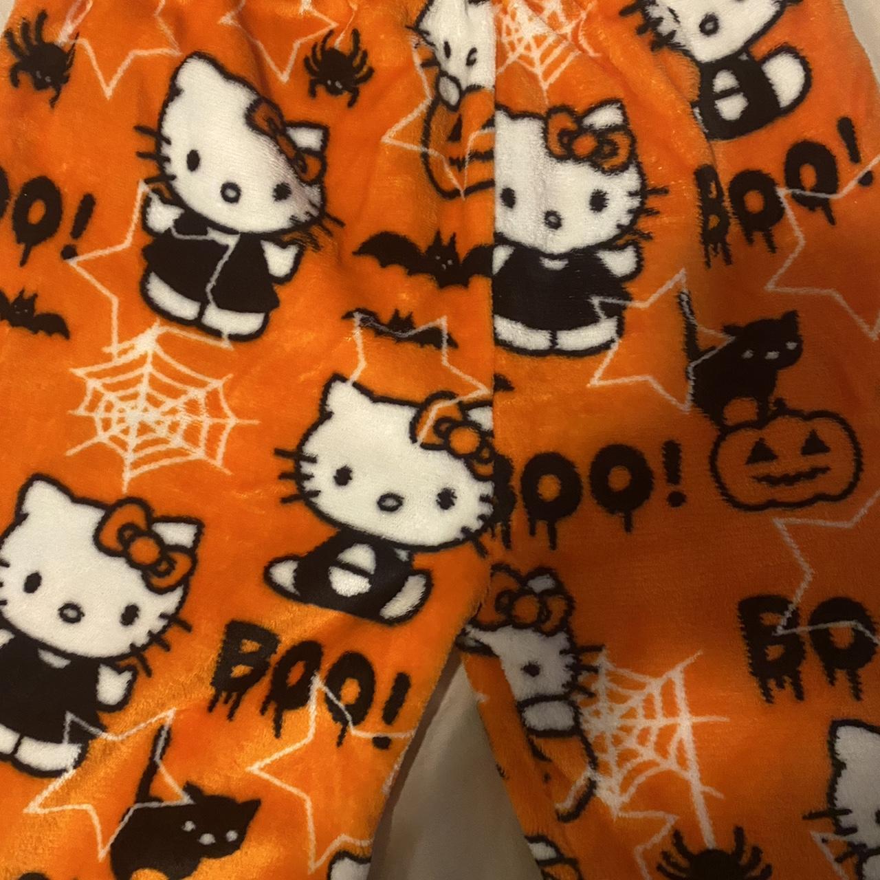 Hello kitty halloween pajama pants they fit like depop