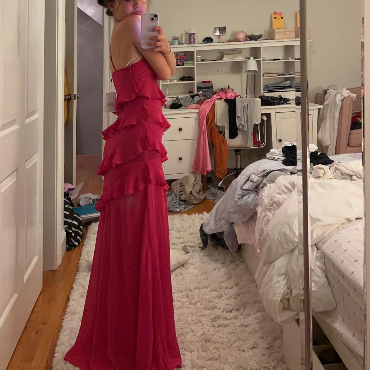 Lovers and Friends Gown in Magenta Pink 💗... Depop