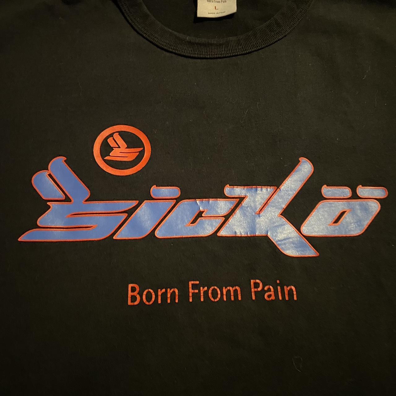 SICKO Born From Pain 012 CLASS BFP T-shirt -... - Depop