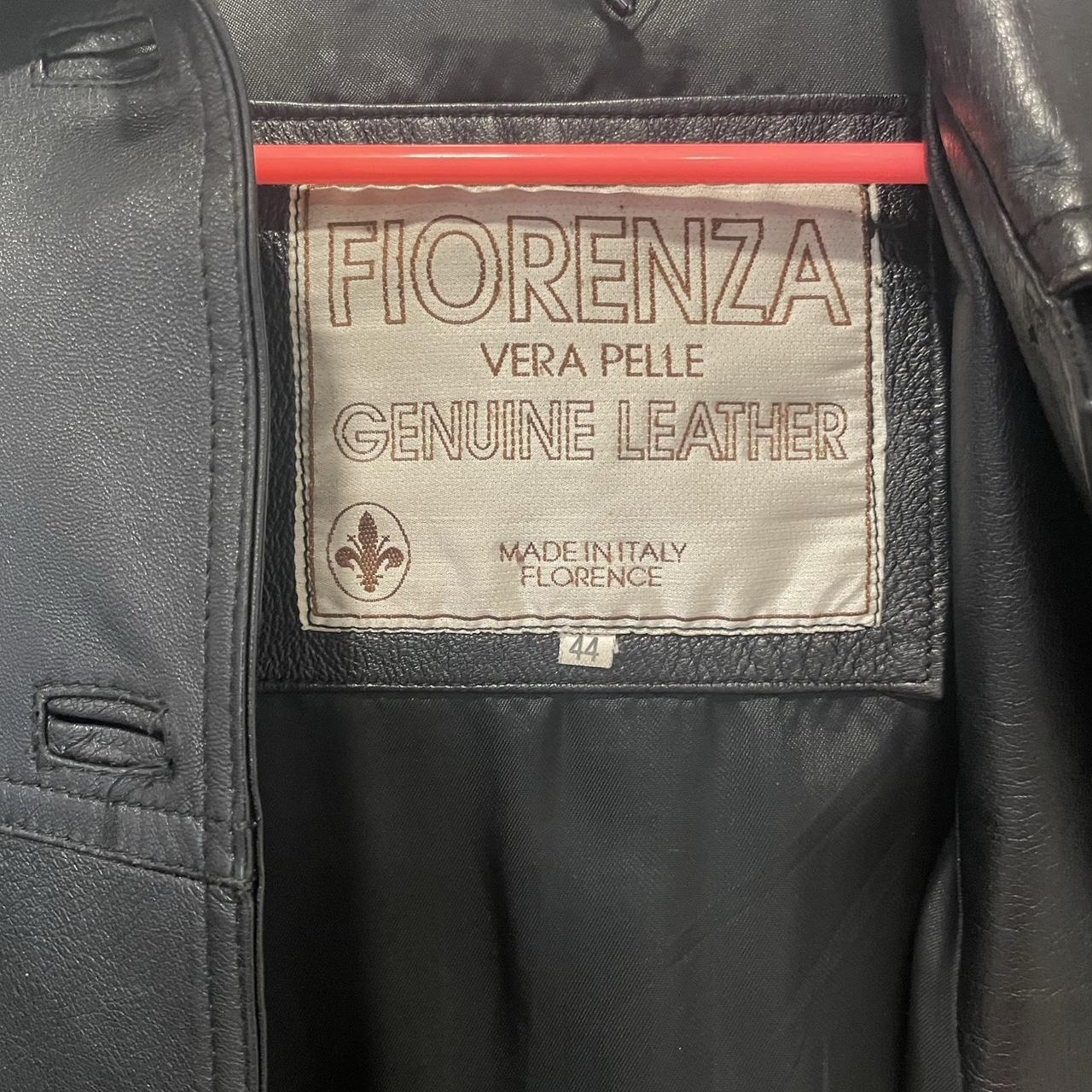 Fiorenza Vera Pelle Genuine Leather Jacket (Black,...