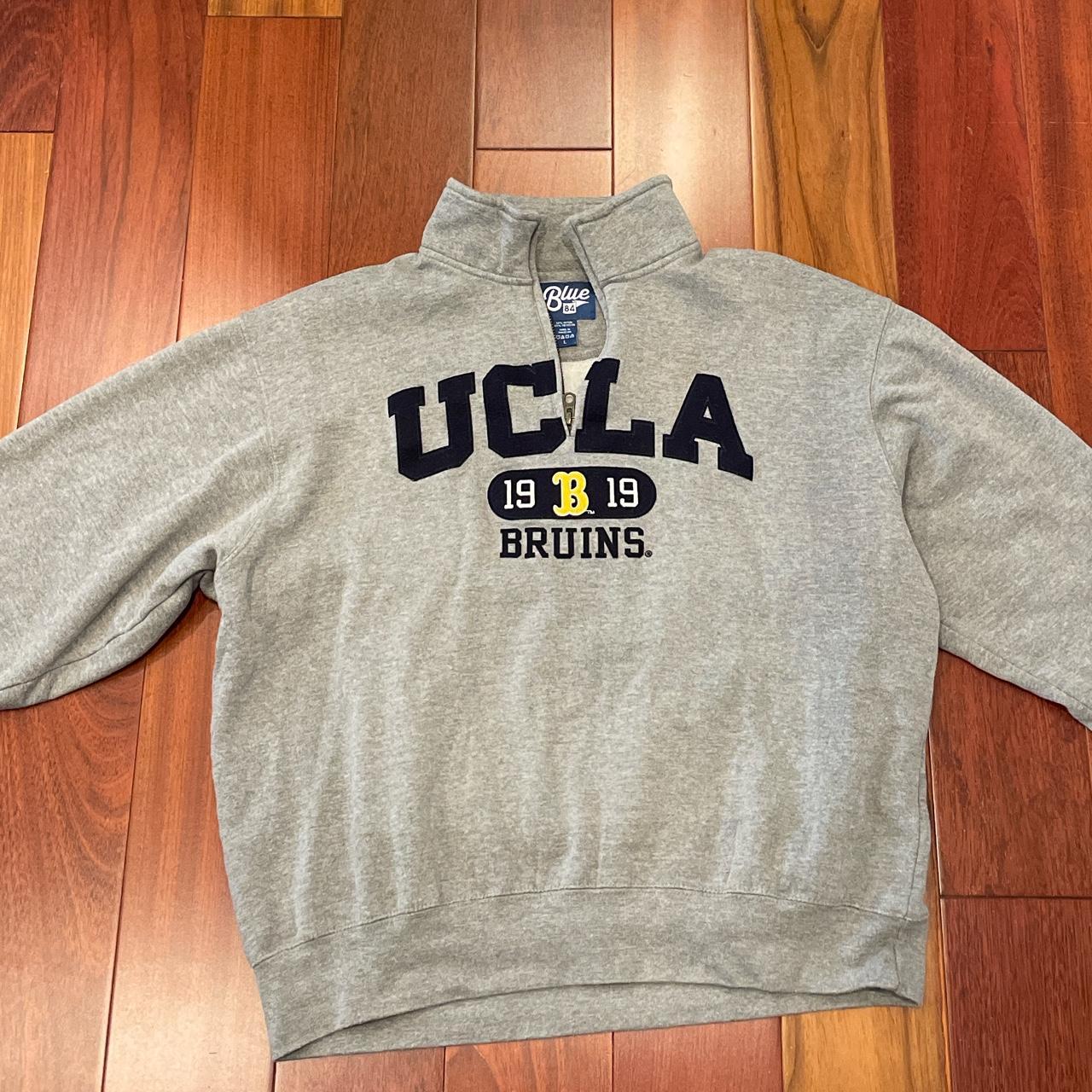 Retro UCLA Quarter Zip Size L Depop