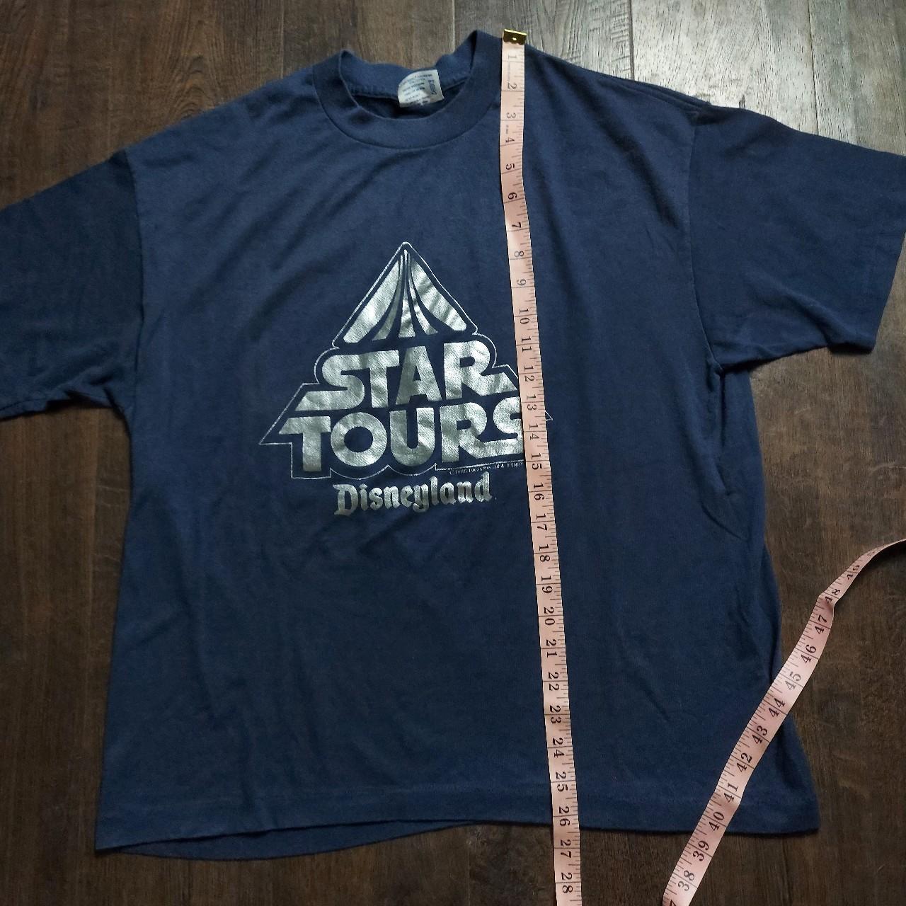 vintage star wars t shirt 80s star wars star tours... - Depop