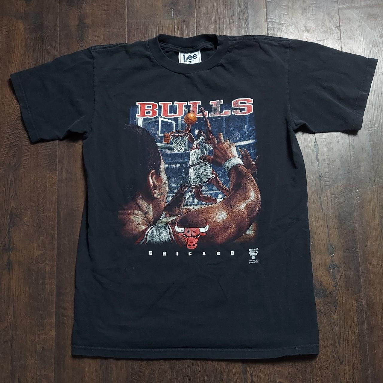 90s Vintage / Chicago Bulls T-shirt / Rare all 