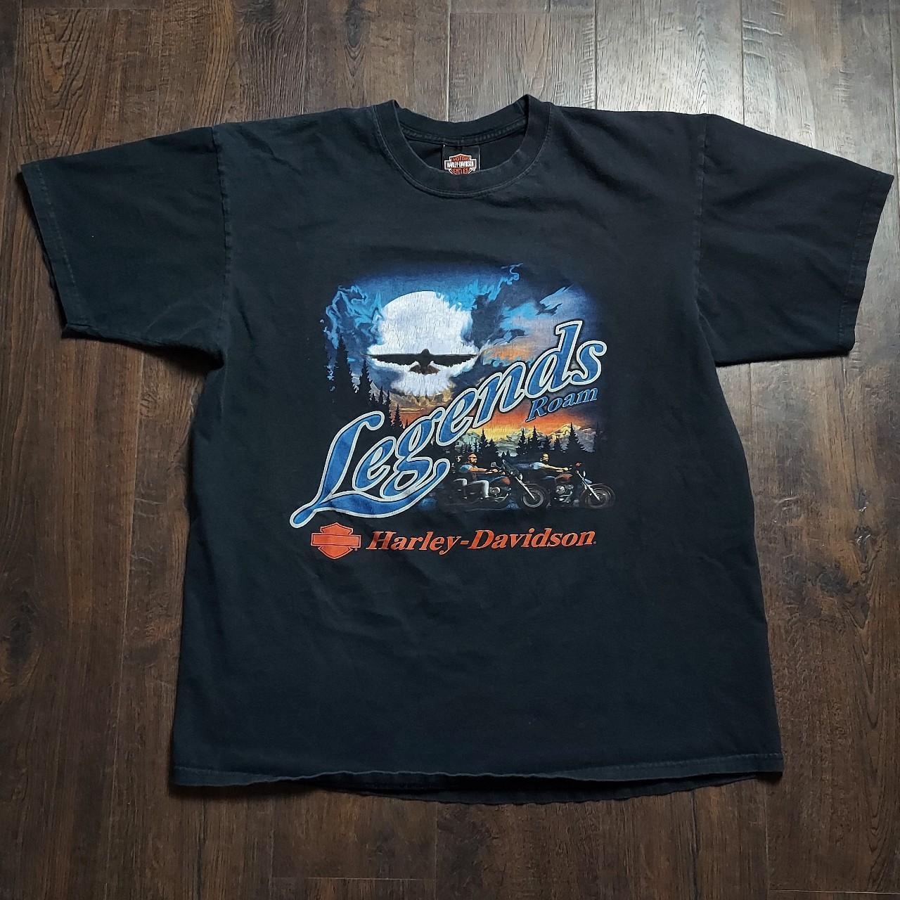 Vintage Jamaica Harley Davidson tee! sz 2XL. - Depop