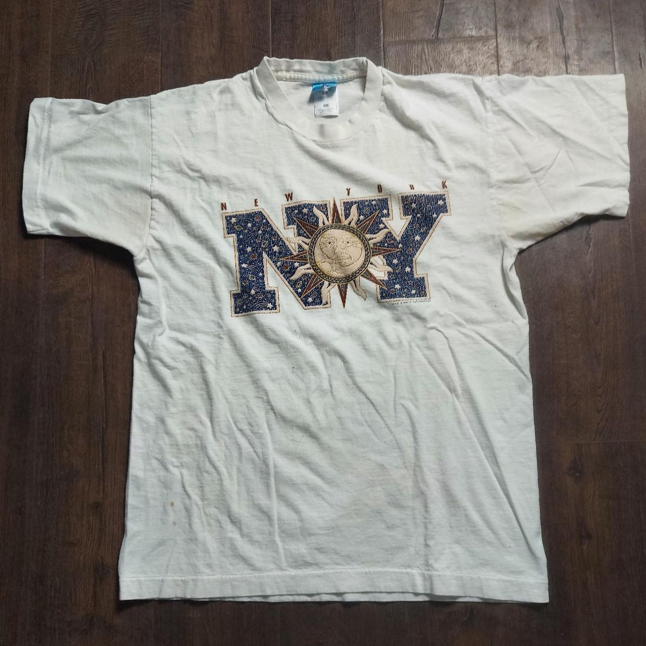 Vintage New York Yankees 1991 shirt Sleeve T Shirt - Depop