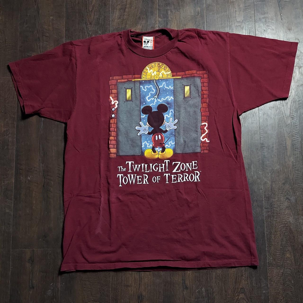 vintage disney tower of terror t shirt 90s the... - Depop