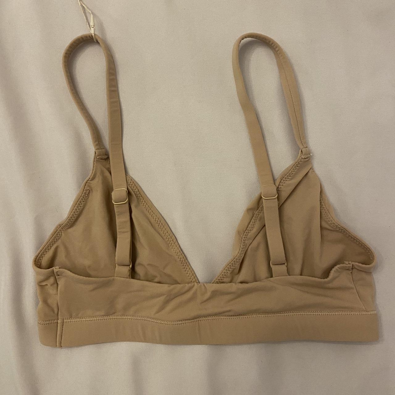 Skims triangle bralette bra unlined BRAND NEW... - Depop